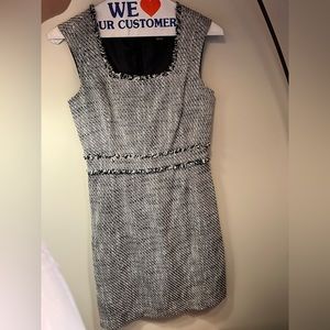 Classy Karl Lagerfeld Paris tweed dress—like new!—perfect for work